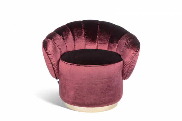 modern elegant armchair - red
